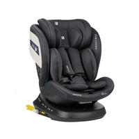 KINDERSITZ i-Cruise i-Size dunkelgrau (40-150 cm) SPS, Sitz 360° drehbar, Isofix - Grau, Kunststoff (43/60/48cm) - Kikka boo