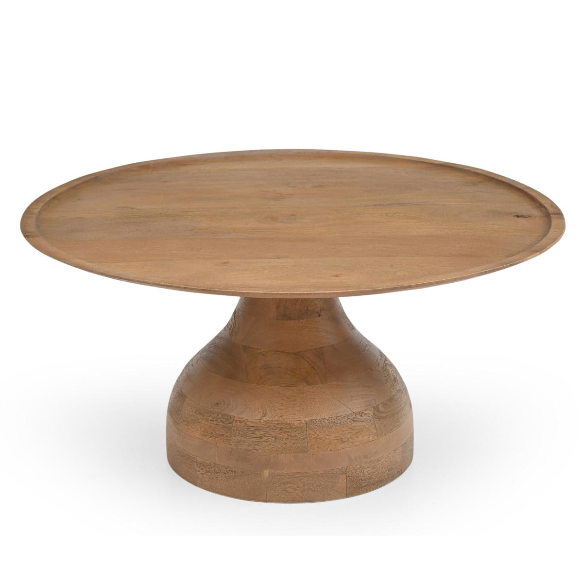 Giga Meubel Beistelltisch Braun 80x39x80 cm