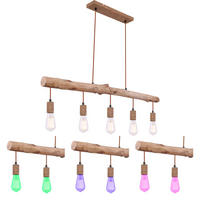 LED HÄNGELEUCHTE Holzbalken Braun - Braun, Holz (100/8.5/140cm)