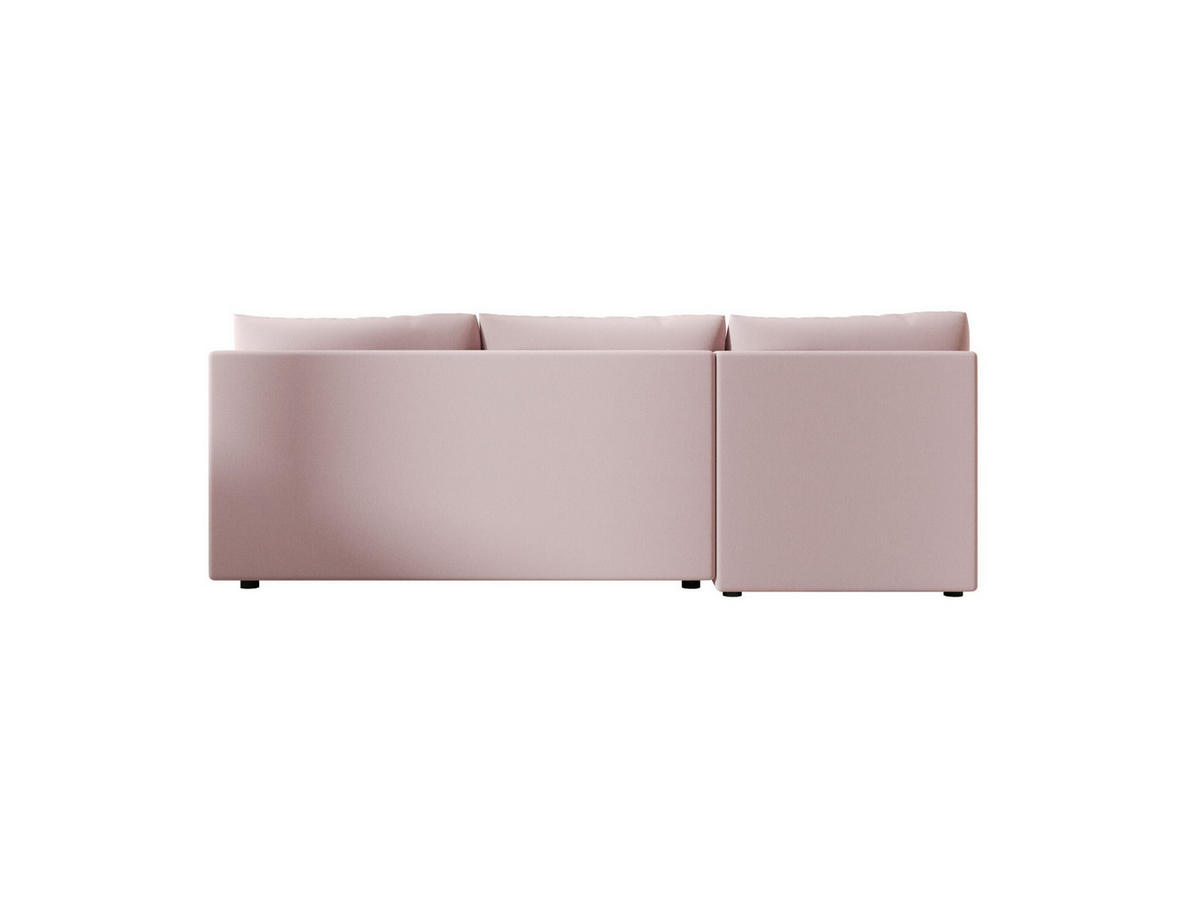 ECKSOFA MOS L Cosmic 14 Links mit Schlaffunktion - Rosa, Textil (200/143cm) - Bedante