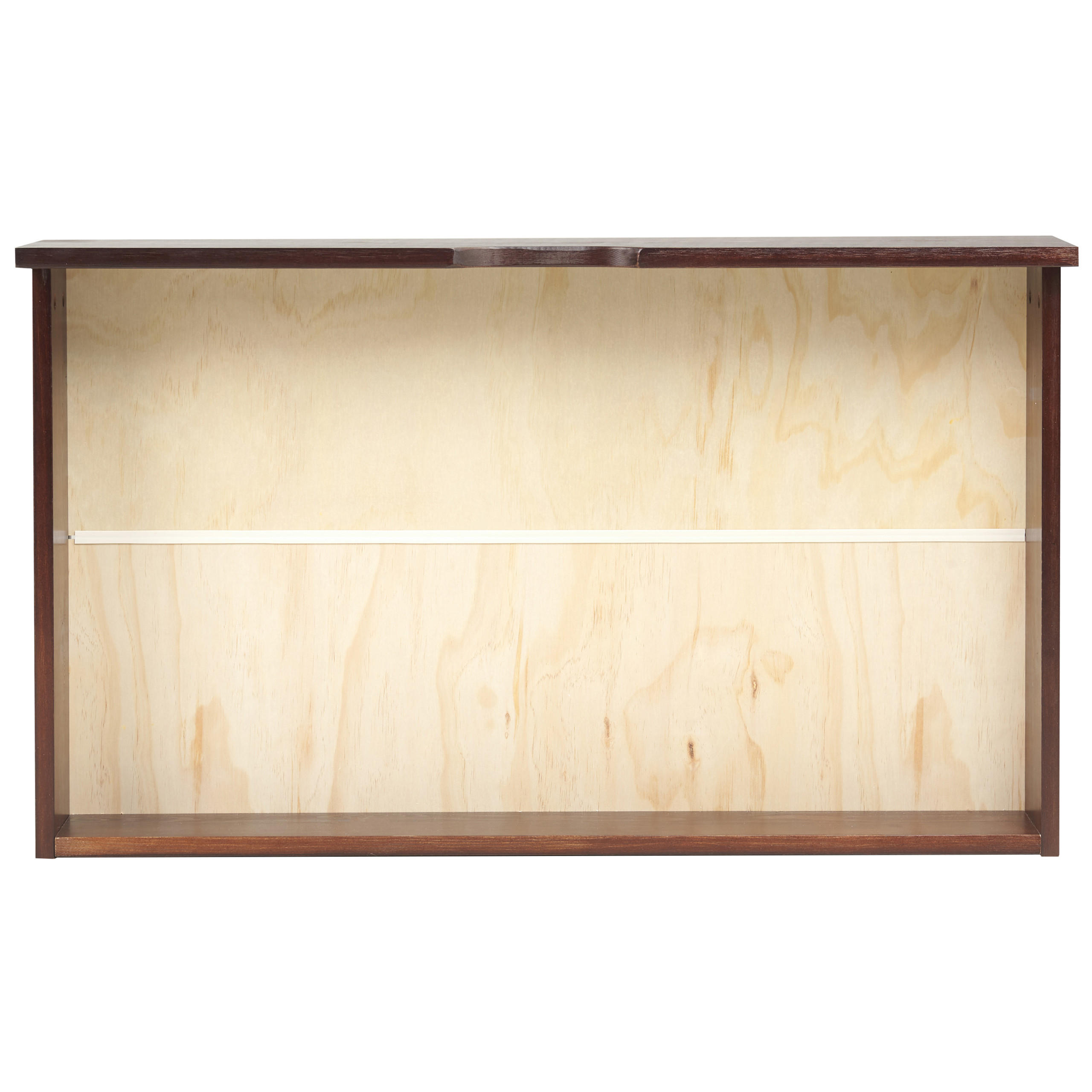 BETTSCHUBLADE 2er Set Dunkler Holzfarbton Rumilly - Dunkelbraun, Holz - Beliani