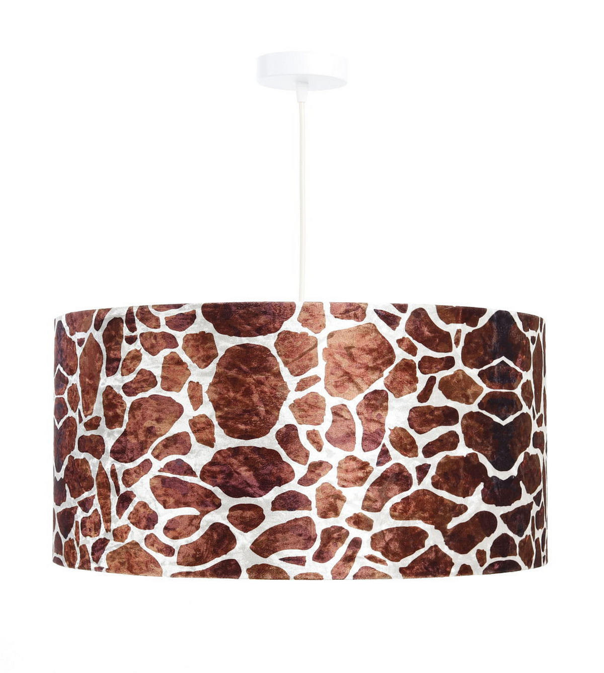HÄNGELEUCHTE Weiß 60/30 cm - Weiß/Braun, Kunststoff (60/0.8/30cm) - ONZENO