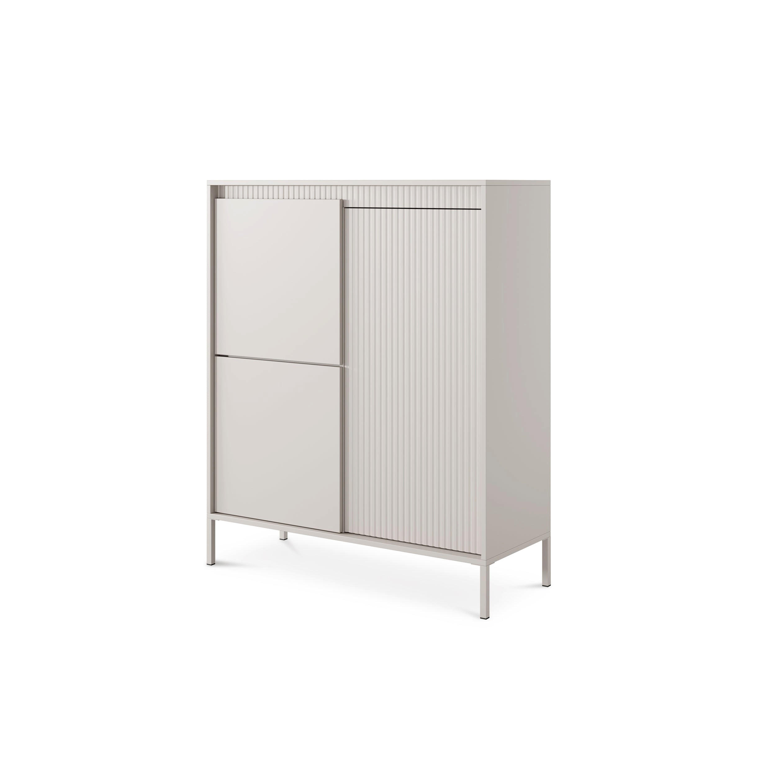 Pillovely Kommode Weiß 103.5x123.4x39.5 cm