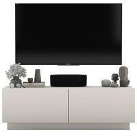 TV-SCHRANK Enjoy Eiche Kaschmir matt Loft 120 cm - Kaschmir, Holzwerkstoff (120/37/35cm) - Meble Lindner