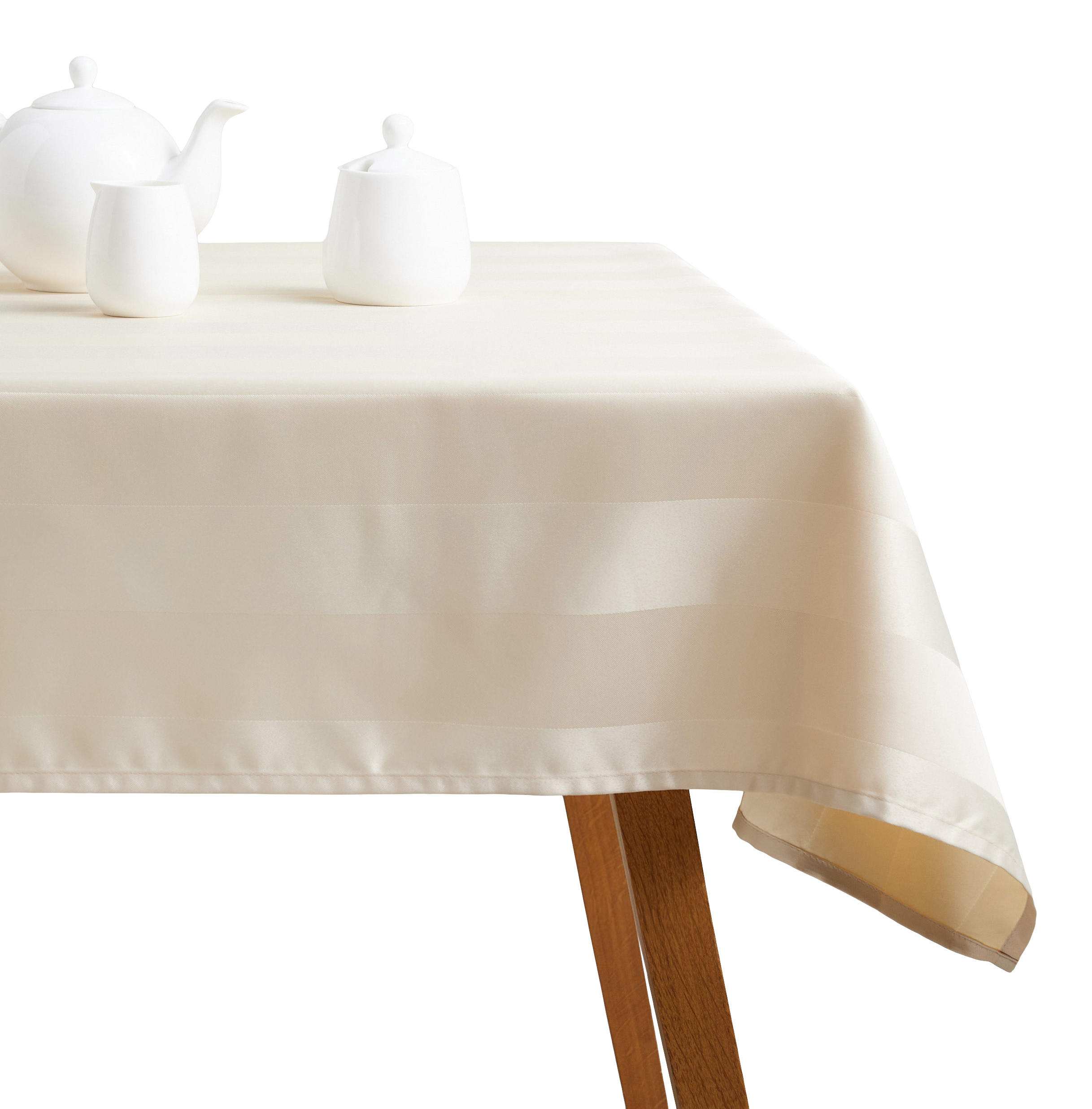 TISCHDECKE Delsie - Beige, Textil (220/150/1cm) - home&you