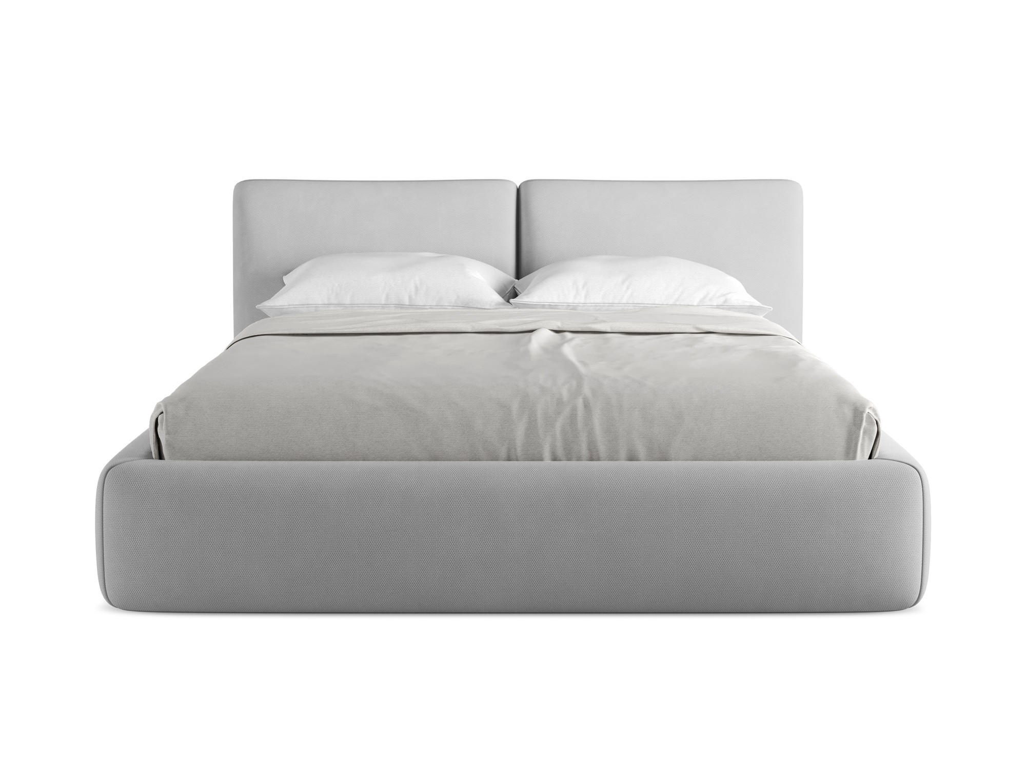 POLSTERBETT mit Bettkasten und Lattenrost 180x228 Grau - Hellgrau/Schwarz, Kunststoff/Textil (160/200cm) - Makamii