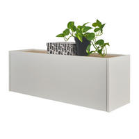 HÄNGEELEMENT weiß matt, Eiche Wotan 100 cm, Hängeschrank für Homeoffice und Büro - Eiche Wotan/Weiß, Holzwerkstoff (100/35/30cm) - Furn.Design