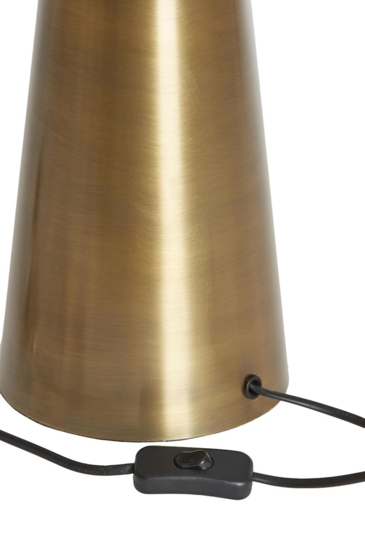 LAMPENFUSS Yelos Bronze Ø18/43 cm - Bronzefarben, Metall (18/18/43cm) - Light & Living