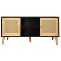 TV-MÖBEL iguane Schwarz - Schwarz, Holz (39/56.5/120cm) - Habitat Garten