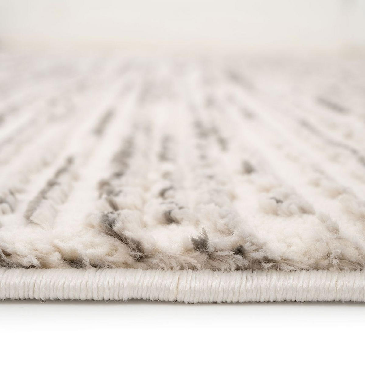 WEBTEPPICH Motion Rest Grau - Grau, Textil (120/170cm) - Kukoon Rugs