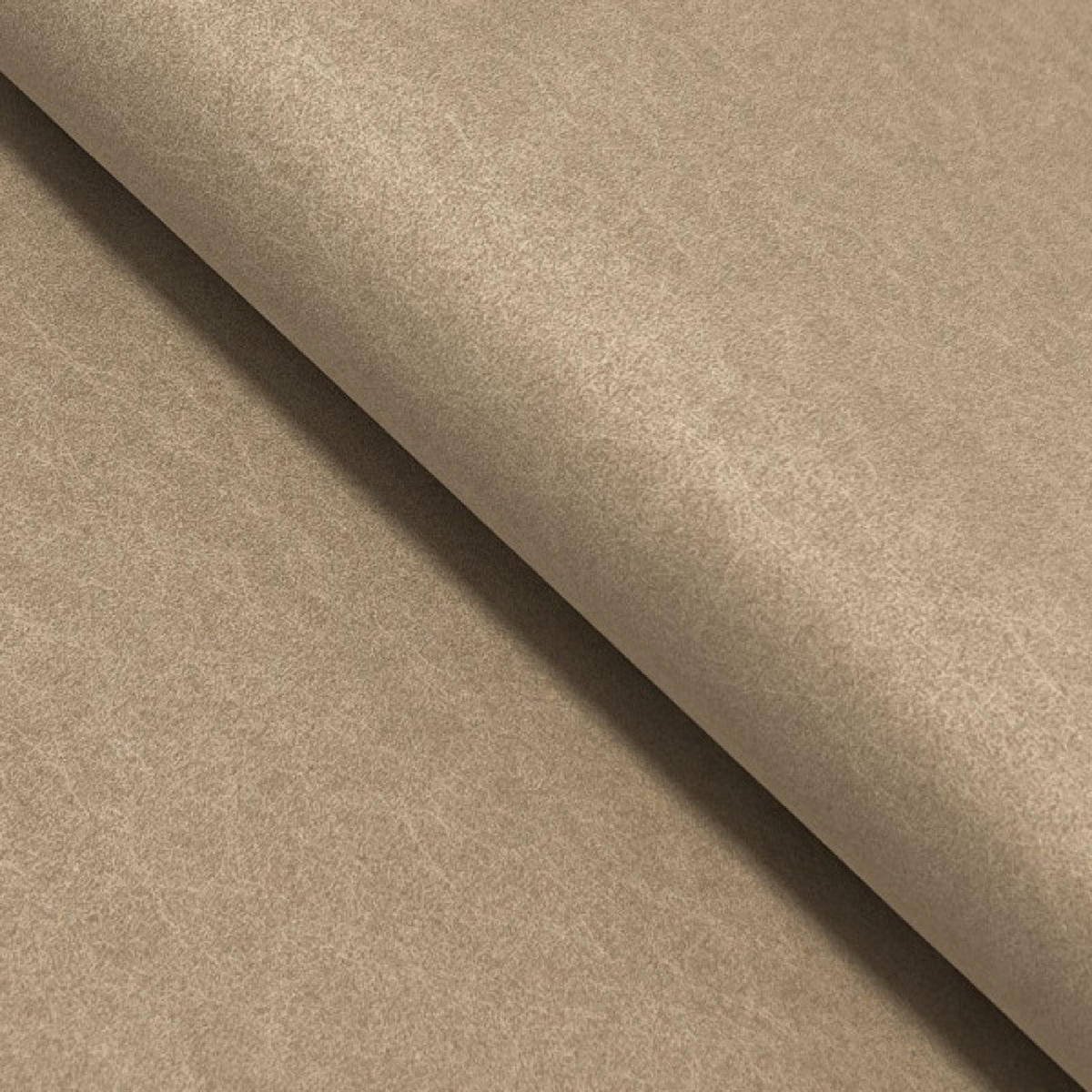 POUF Beige Loren Mit Goldenen Beinen Bezogen Mit Castel Stoff - Beige, Textil (60/41/60cm) - Sepro Meble