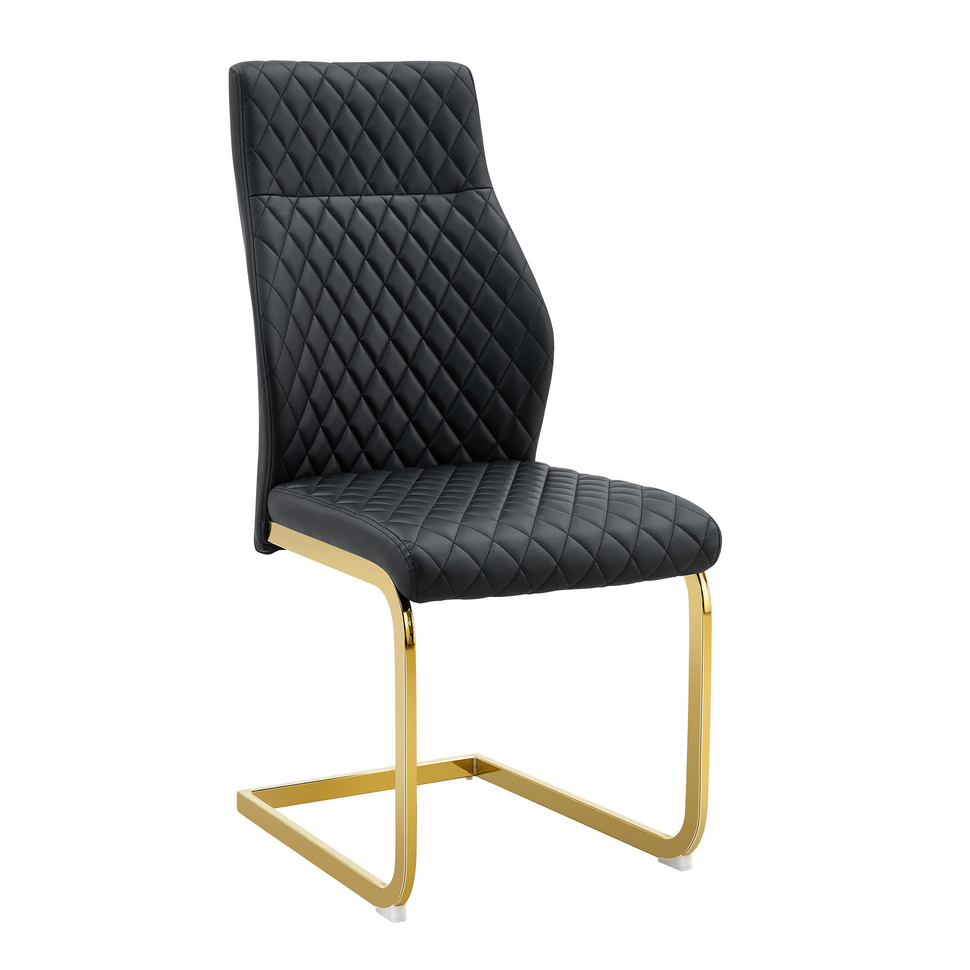 SCHWINGSTUHL DE-36566 2er-Set mit PU-Bezug und Metallrahmen Schwarz - Schwarz, Metall (63/100/43cm) - ComfortXL