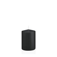 STUMPENKERZEN Schwarz Ø 68 x 100 mm, 12 Stück - Schwarz, Paraffin (7/10cm) - Wiedemann Kerzen