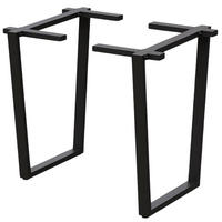 TISCHGESTELL Trapez - Schwarz, Metall (32/71.9/72cm) - holz4home®