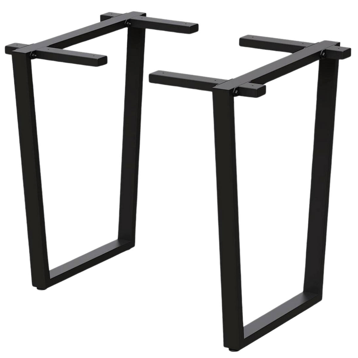 TISCHGESTELL Trapez - Schwarz, Metall (32/71.9/72cm) - holz4home®