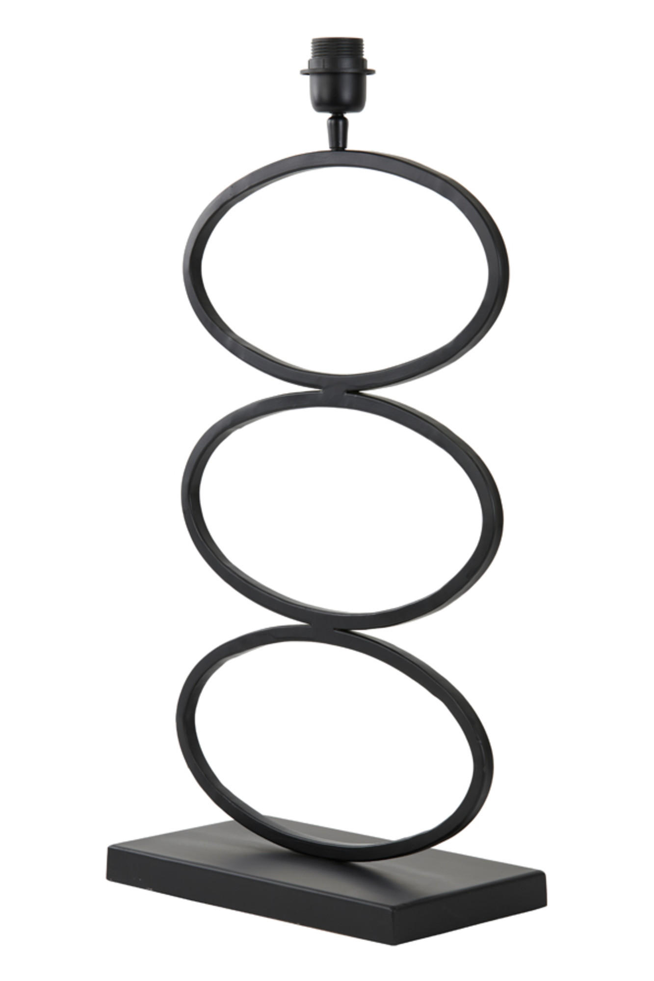 LAMPENFUSS Stelius Schwarz Ø33/59 cm - Schwarz, Metall (33/17/59cm) - Light & Living