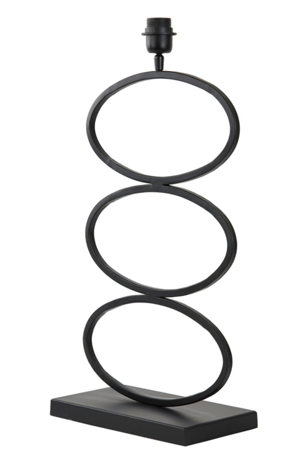 LAMPENFUSS Stelius Schwarz Ø33/59 cm - Schwarz, Metall (33/17/59cm) - Light & Living