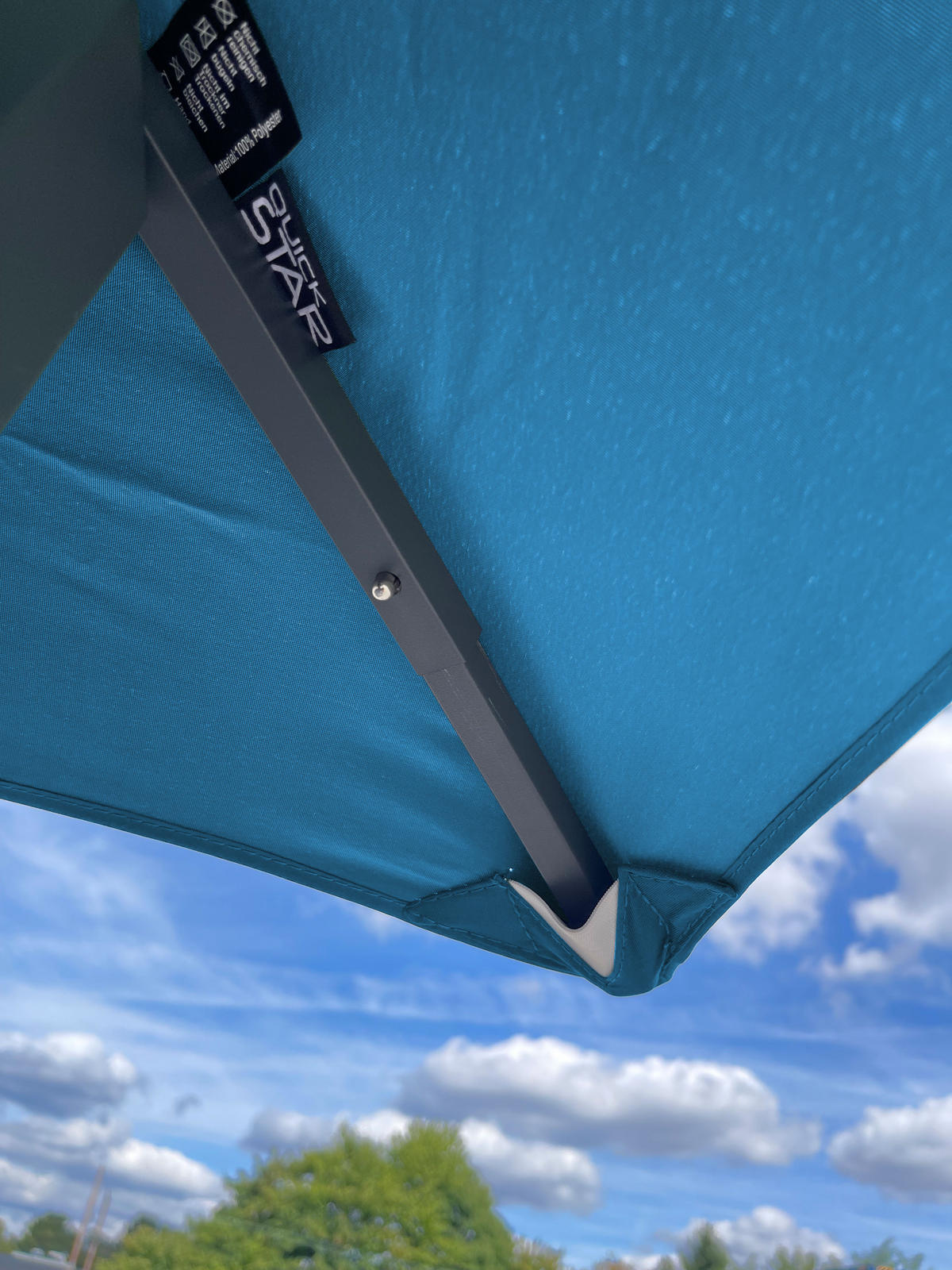 ERSATZDACH Pavillon 3/3 m Himmelblau - Blau, Textil (297/1/297cm) - QUICK STAR