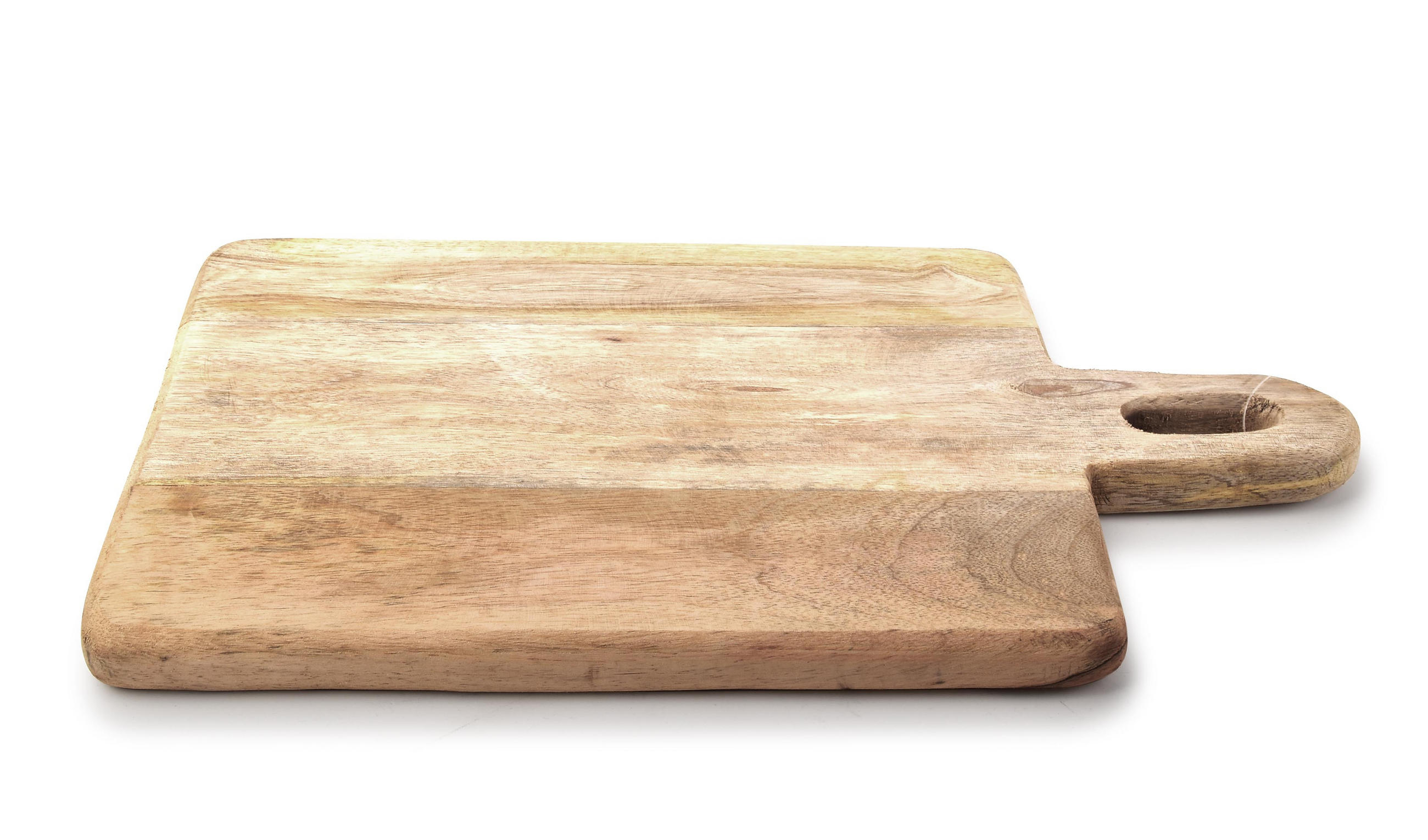 SCHNEIDEBRETT Logan Beige 39/25/2.5 cm Holz - Beige, Holz (25/39cm) - Mondex