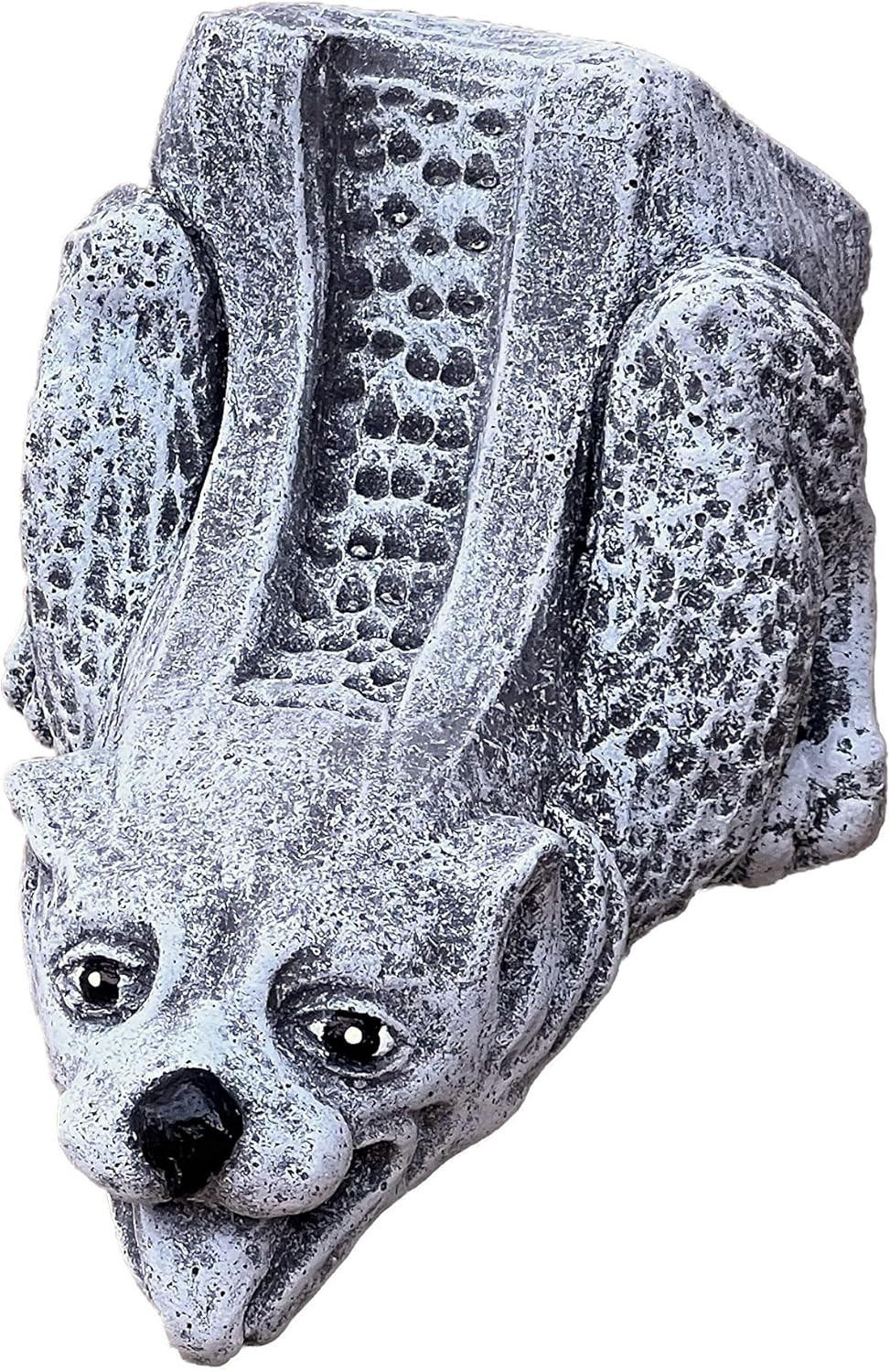 STEINFIGUR Gargoyle Aufhänger frostfest Steinguss - Grau, Stein (11/8/17cm) - stoneandstyle