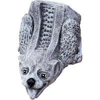 STEINFIGUR Gargoyle Aufhänger frostfest Steinguss - Grau, Stein (11/8/17cm) - stoneandstyle