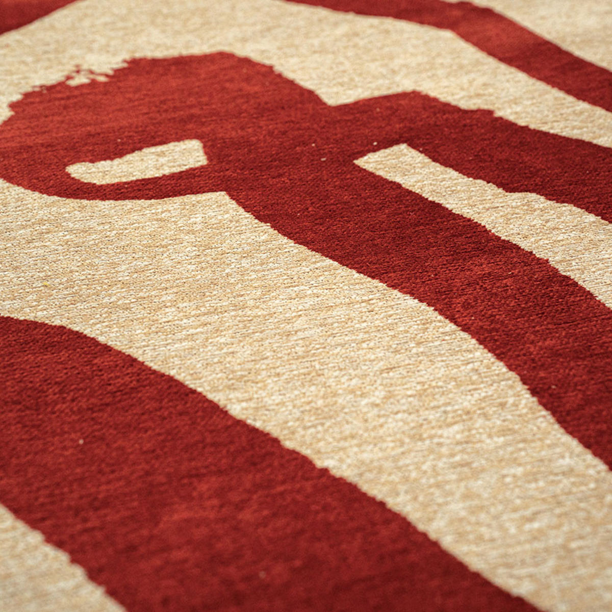 TEPPICH Imperial Red Craft Ribbon 240/340 cm - Rot, Textil (240/340cm) - Louis De Poortere