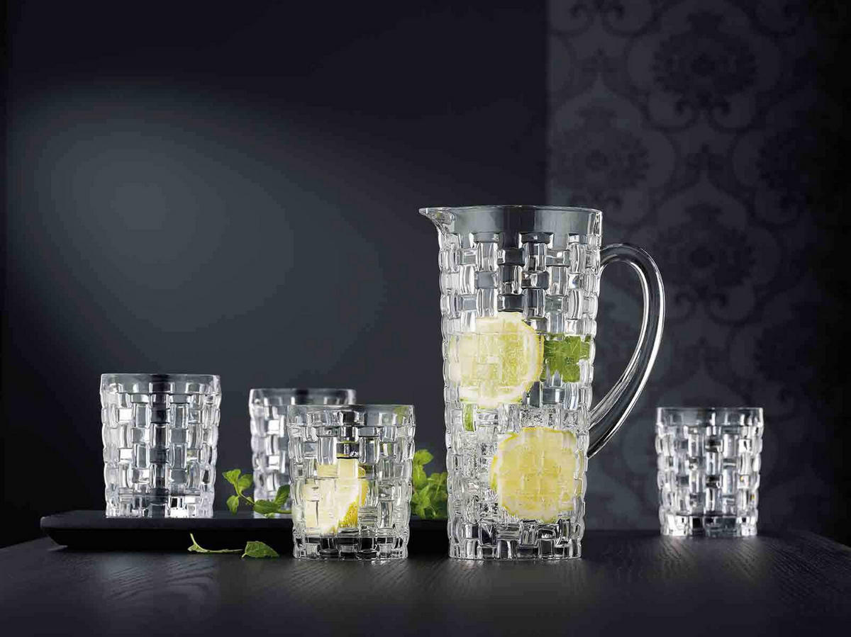 BECHER- UND KRUG-SET Bossa Nova transparent 5-tlg. - Transparent, Glas - Nachtmann