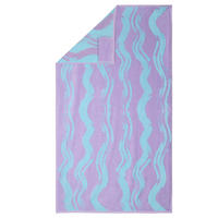 STRANDTÜCHER COAST LINES LAVENDER TOUCH - 0002 - Lila, Textil (100/180cm) - Vossen