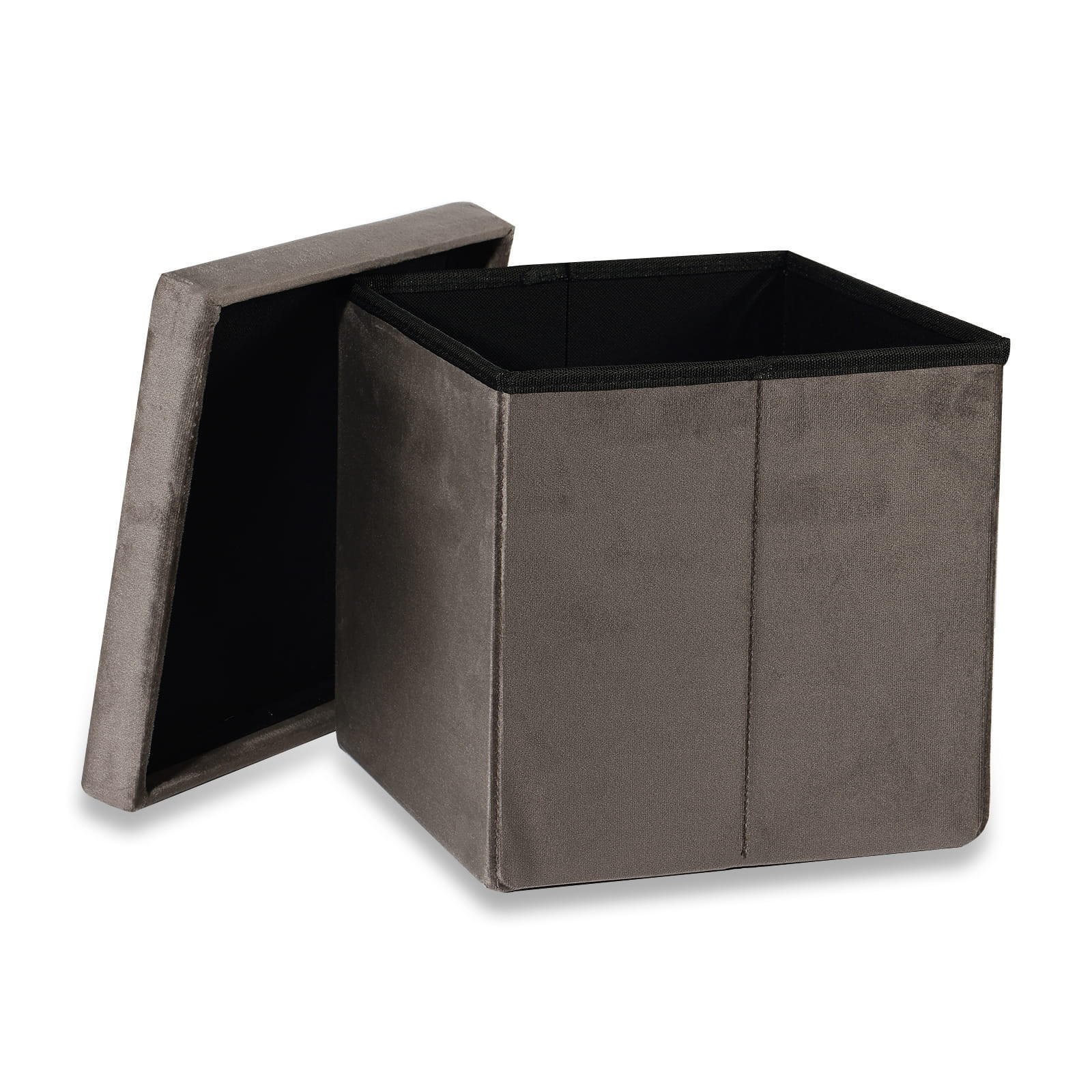 SITZBOX Cortona M Samt braun - Braun, Textil (30/30/30cm) - Komodee