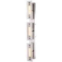LED WANDLEUCHTE RARENIUM Kristall Silber - Silberfarben, Glas (8/75/11.5cm) - Globo Lighting