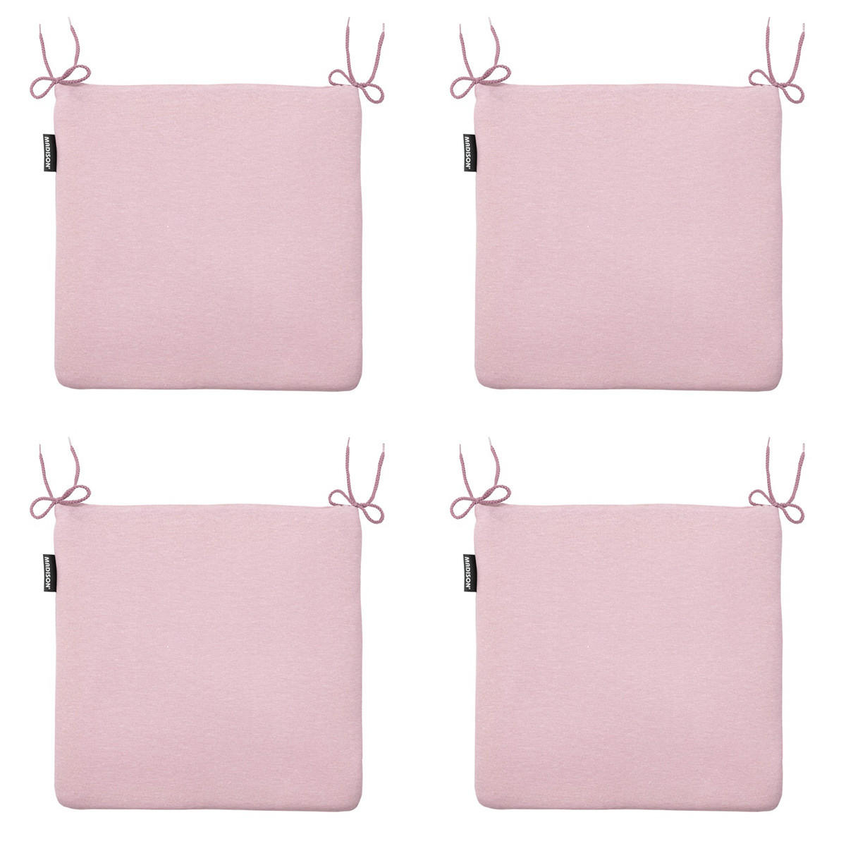 SITZKISSEN Panama 40/40 cm 4er-Set - Pink, Textil (40/4/40cm) - Madison