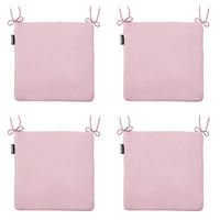 SITZKISSEN Panama 40/40 cm 4er-Set - Pink, Textil (40/4/40cm) - Madison