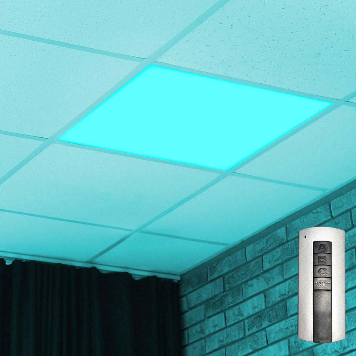 LED DECKENLEUCHTE ASLI Weiß Metall - Weiß, Metall (30/30/5.5cm)