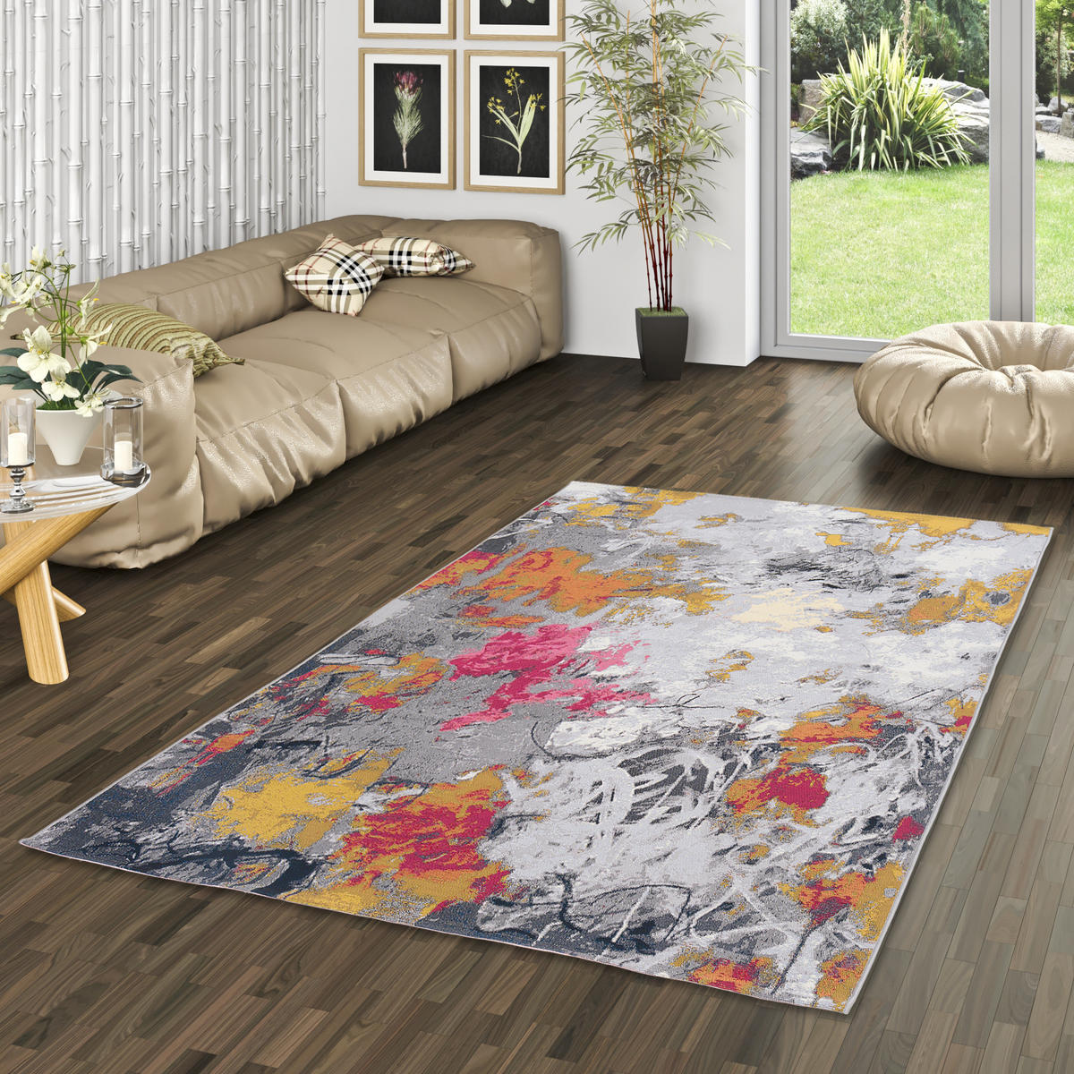 IN- UND OUTDOOR TEPPICH MALIBU - Grau, Textil (120/170cm) - Pergamon