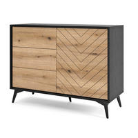 SIDEBOARD Weiß DIAMO KSZ 104 - Multicolor, Holzwerkstoff (104/77/39cm) - Sepro Meble