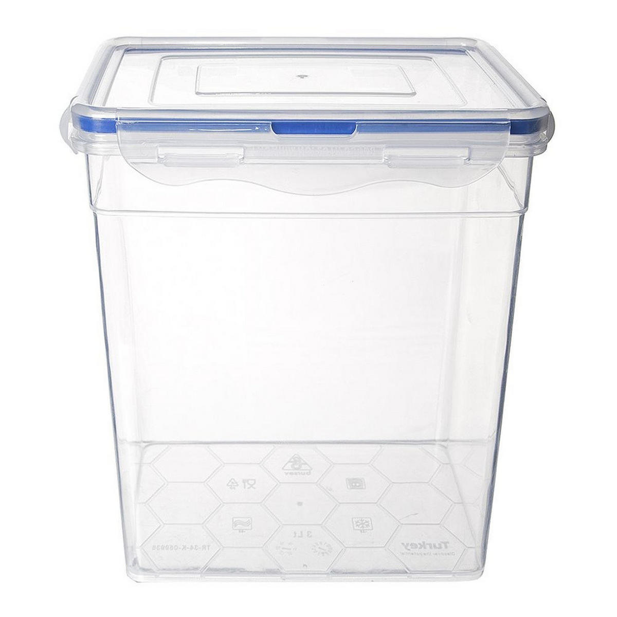 VORRATSBEHÄLTER Clip-Verschluss 3 l Transparent - Transparent, Kunststoff (13/20.5/18.5cm) - Orion 