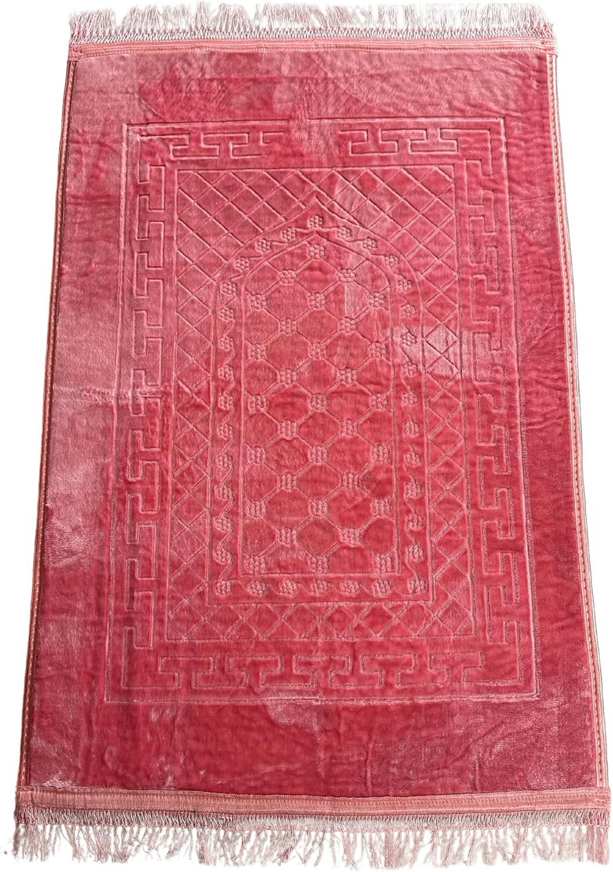 ORIENTTEPPICH Gebetsteppich Islam Seccade (Rosa) - Rosa, Textil (80/120cm) - Gowoll