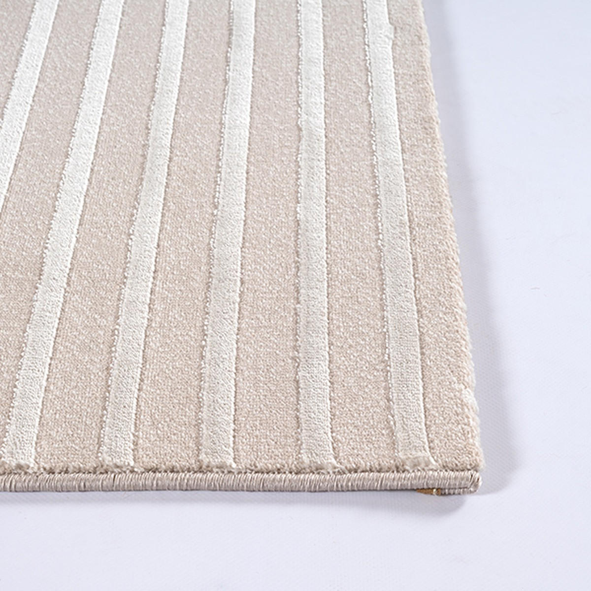 TEPPICHLÄUFER Geometrisch ERESMA Polyester Beige 80 x 300 cm - Beige, Textil (80/300cm) - KADIMA DESIGN