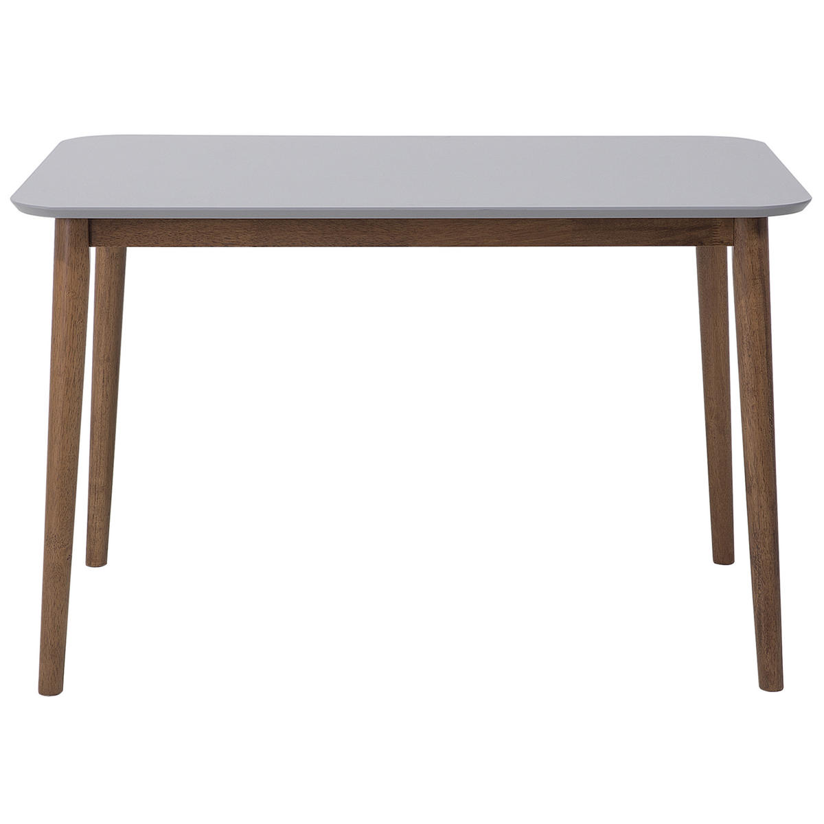 ESSTISCH 118/77/73 cm Hellgrau Rechteckig Modesto - Grau, Holz (118/77/73cm) - Beliani