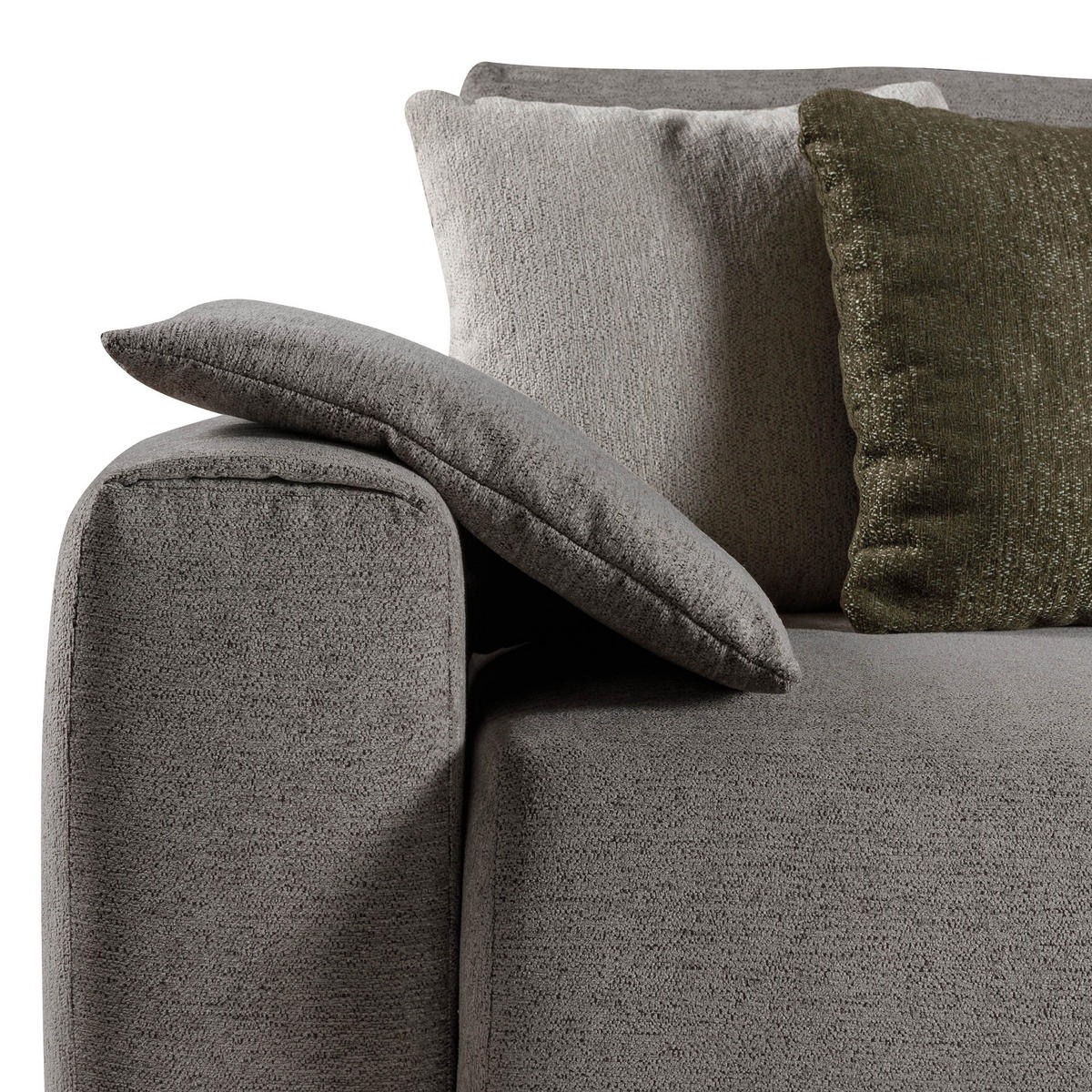 SCHLAFSOFA Polo 3-Sitzer mit Schlaffunktion, Braun - Braun, Textil (252/100/120cm) - Beautysofa