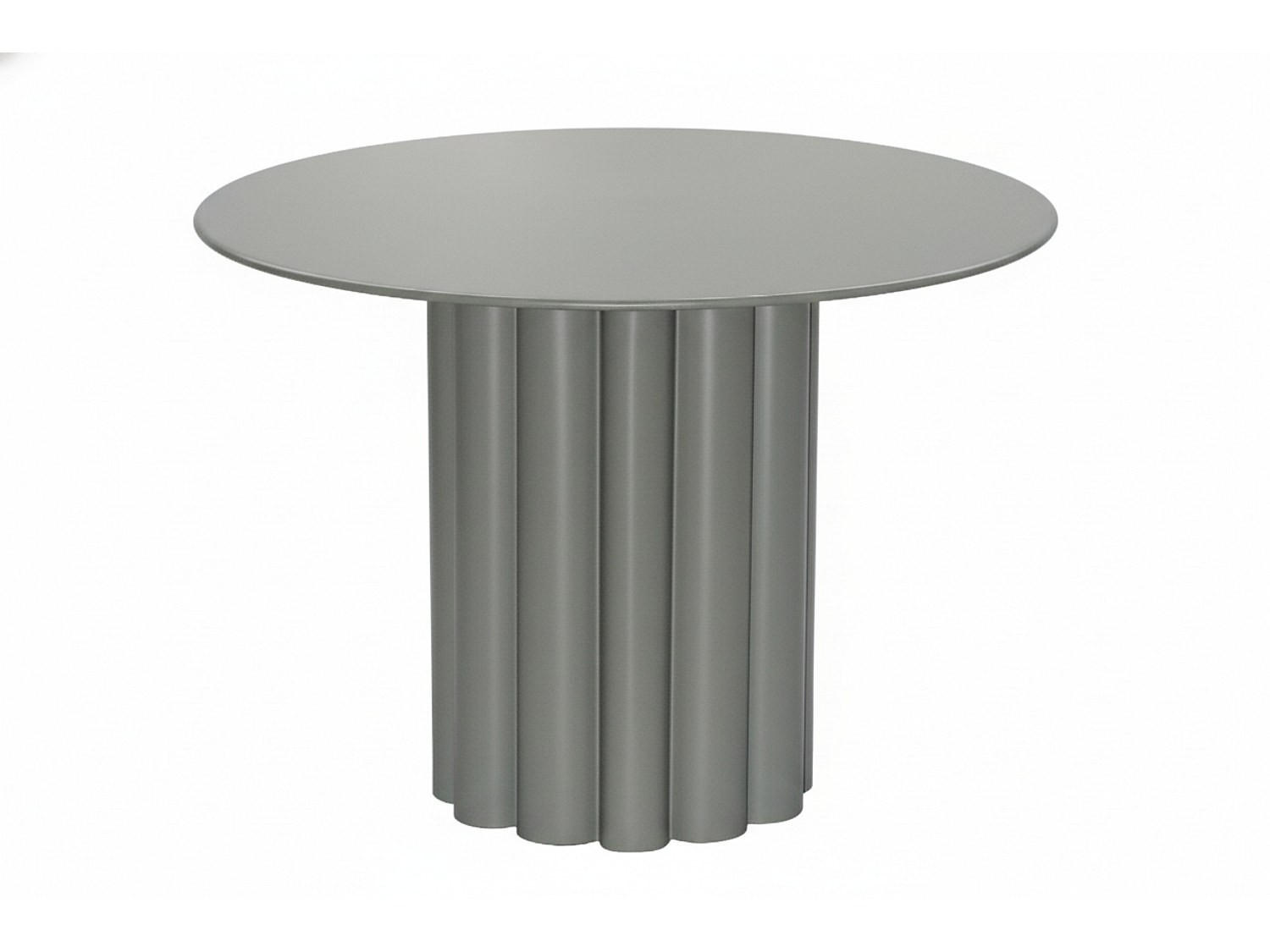 BEISTELLTISCH - 63 cm x 63 cm - metall - khaki Wodoli - Schlammfarben, Metall (63/63/45.5cm) - Vente-Unique