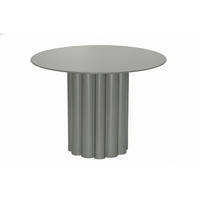 BEISTELLTISCH - 63 cm x 63 cm - metall - khaki Wodoli - Schlammfarben, Metall (63/63/45.5cm) - Vente-Unique