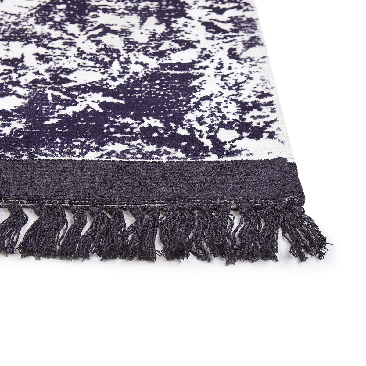 KURZFLOR-TEPPICH Akarsu 230/160 cm - Violett, Naturmaterialien (160/230cm) - Beliani