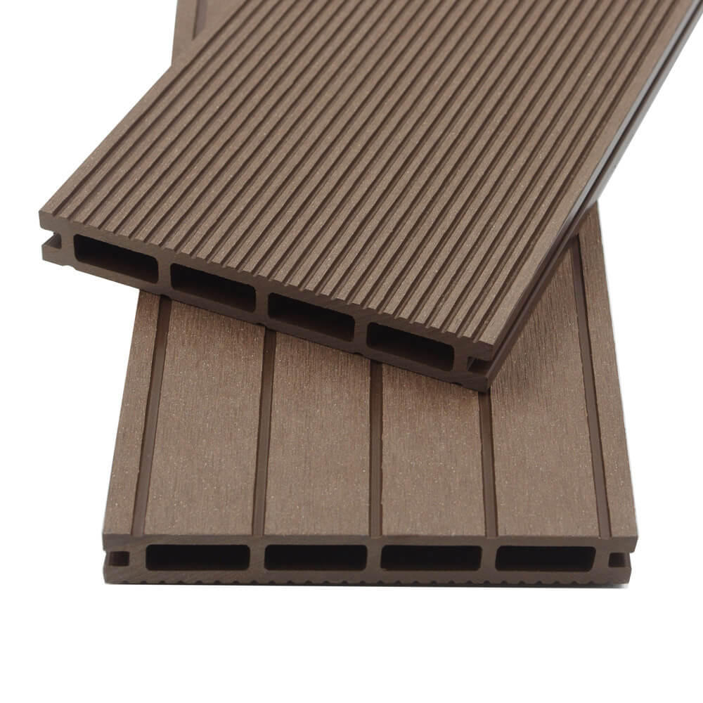 TERRASSENDIELEN SAMANA - Dunkelbraun, 2 m² - Dunkelbraun, Kunststoff (220/14.6/2.1cm) - Home Deluxe