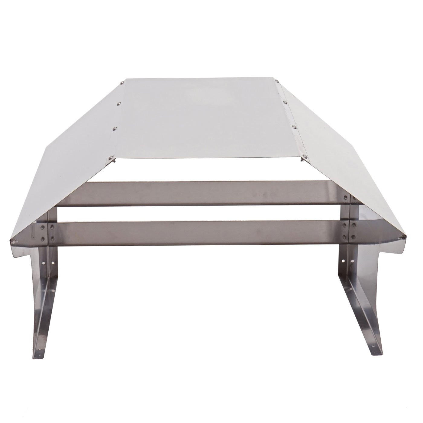 MÄHROBOTER-GARAGE 41x60x70cm Metall Edelstahl - Grau, Metall (60/41/70cm) - PROREGAL