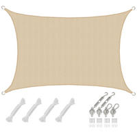 SONNENSEGEL Luftdurchlässig 500/300 cm Beige - Beige, Kunststoff (300/500cm) - Amanka