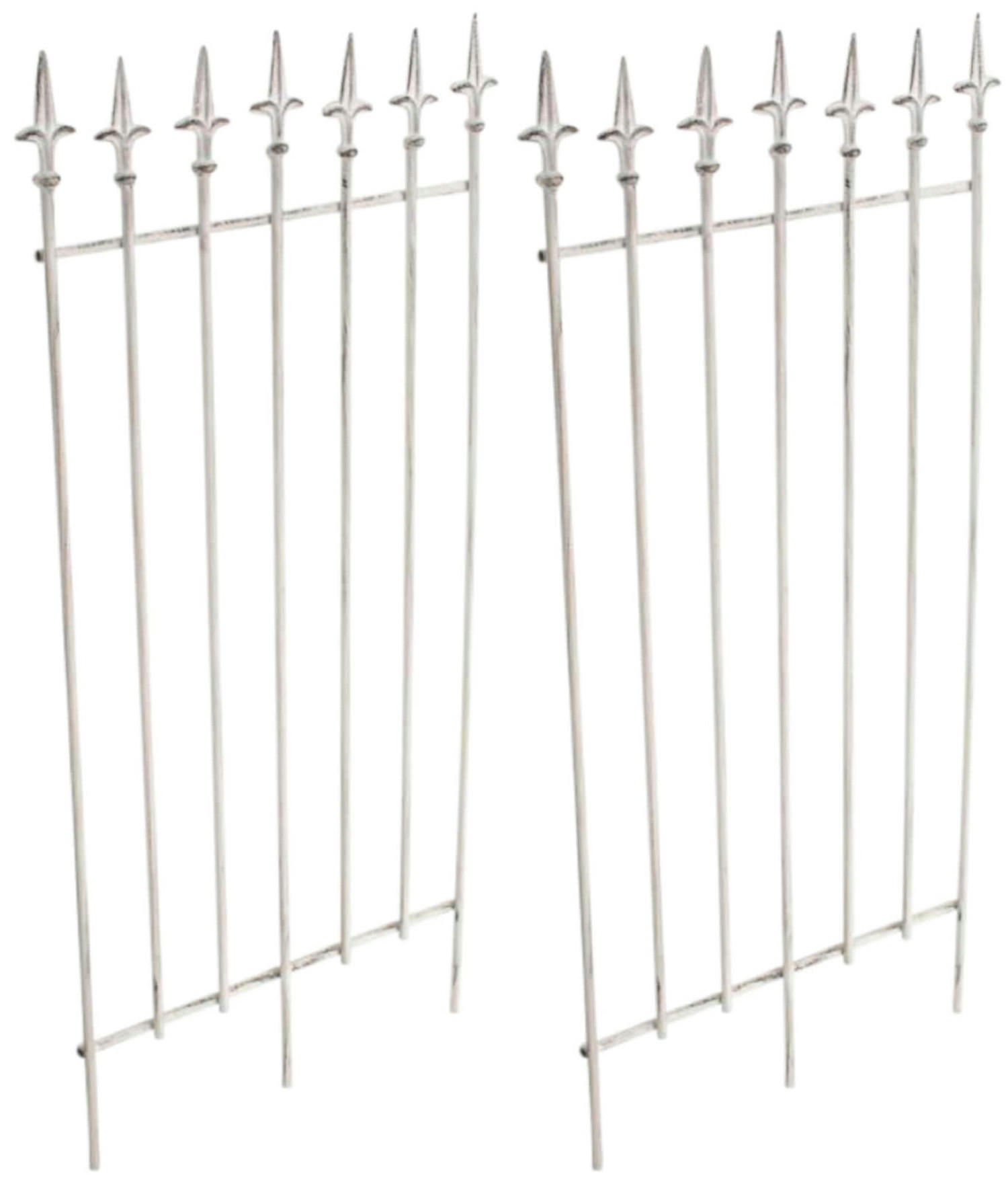 RANKGITTER Elly - 2er Set antik weiß - Weiß, Metall (50/100/2cm) - TPFGarden