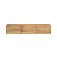 TV-MÖBEL Vision Braun 30/160/35 cm - Braun, Holz (160/35/30cm) - Starfurn