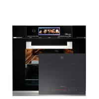 ELEKTRO-BACKOFEN 60 cm EH 6344 N + KCT 6110 Induktions Kochfeld 60 cm - Edelstahlfarben, Metall (59.4/81/46.3cm) - Kaiser Küchengeräte
