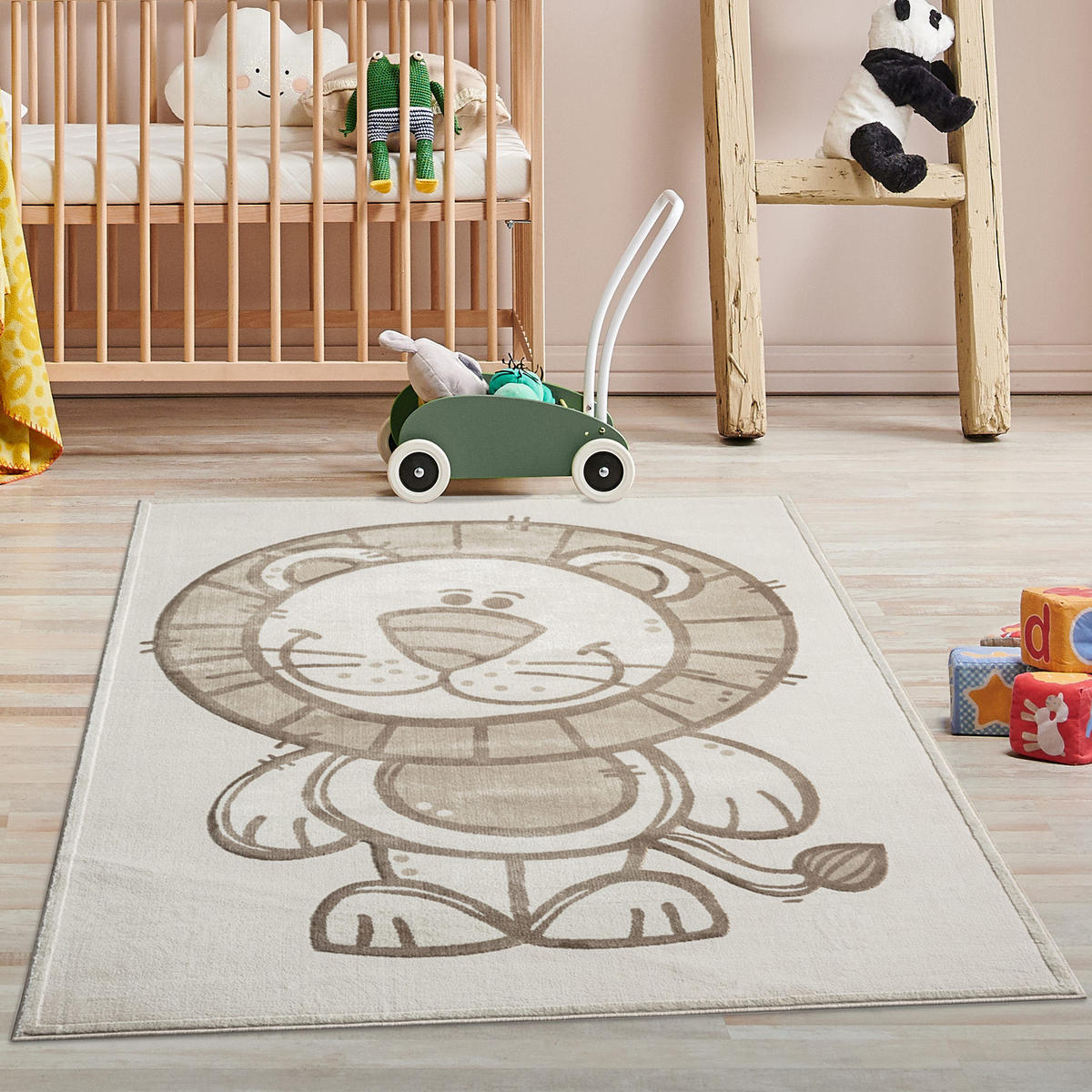 KINDERTEPPICH Mara 717 Creme 160x230 cm - Beige/Creme, Textil (160/230cm) - carpet city